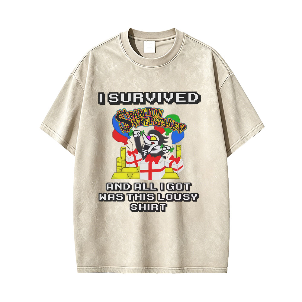Heavy Equipment Operator Shirts - Washed Vintage Game Deltarune Spamton I