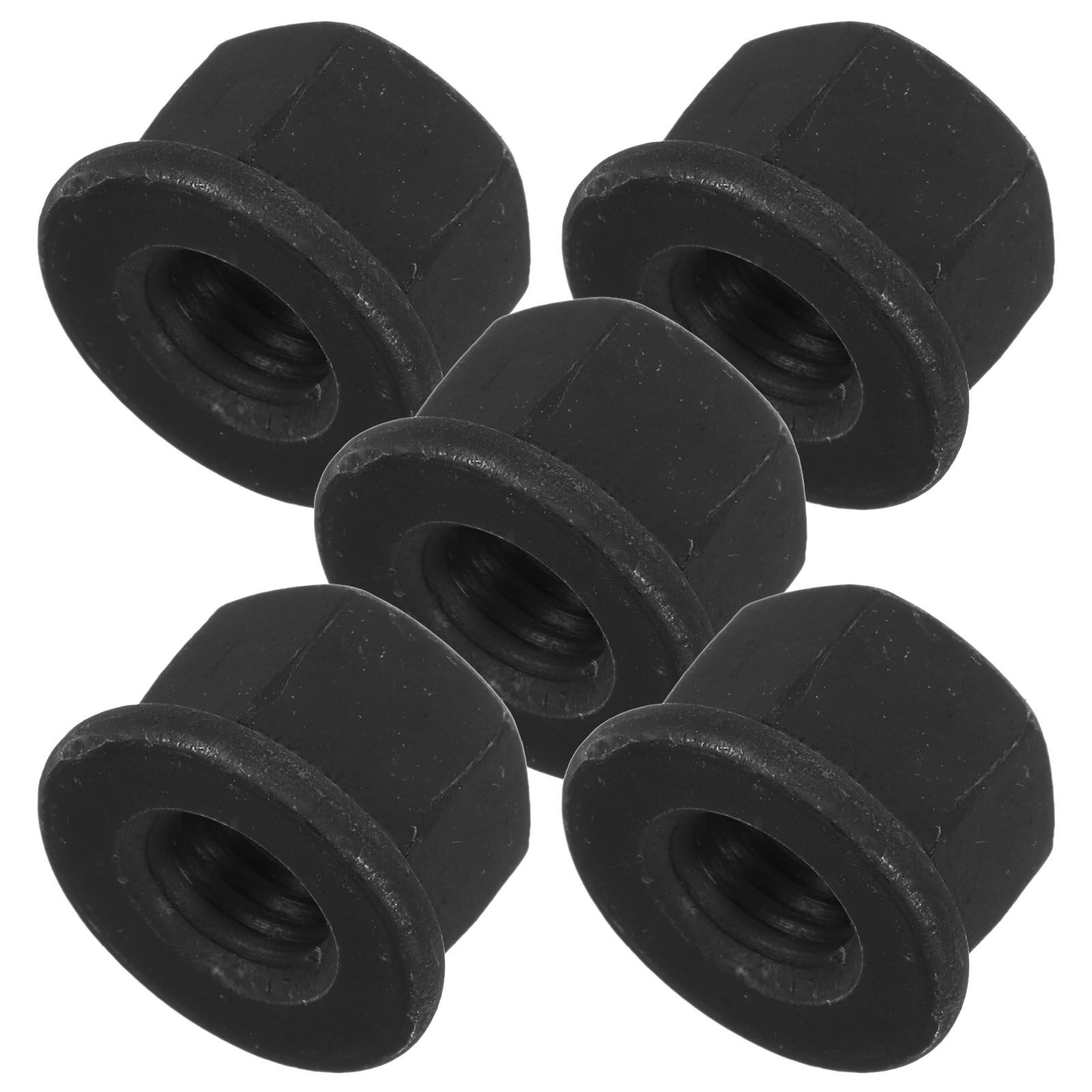 Heavy Equipment Engineering - 5Pcs M10 Carbon Steel Flange Nut