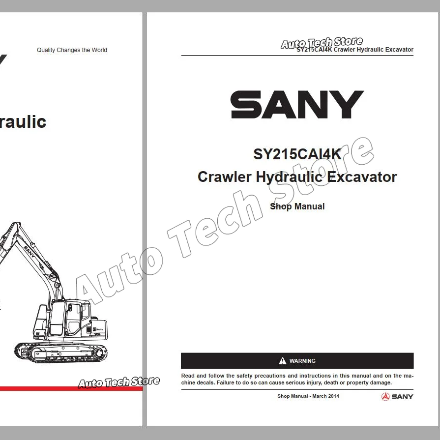 For Sany Heavy Equipment Shop  - Heavy Equipment Pdf 리뷰 및 가격