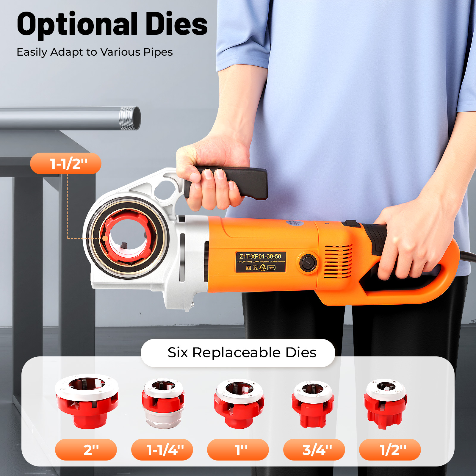 2300W Electric Pipe Threading  - Pipe Threading Machine 리뷰 및 가격