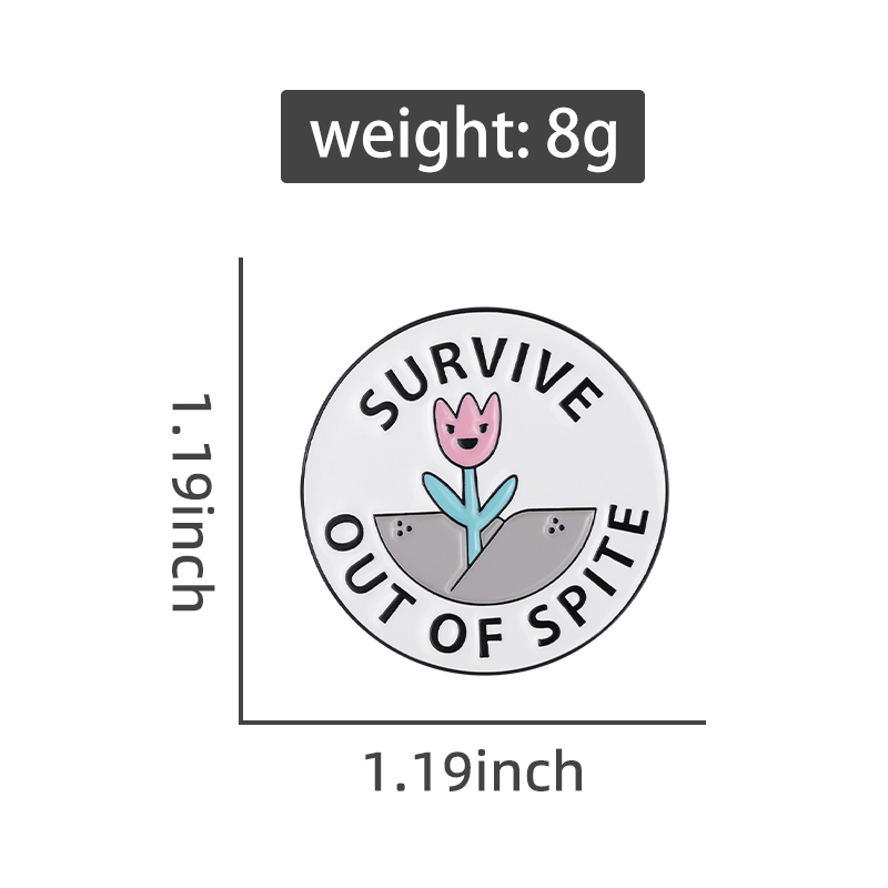 Survive Out Of Spite Enamel Pi - Heavy Equipment Operator Shirts 리뷰 및 가격