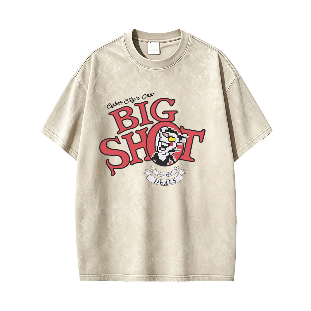 Washed Vintage Game Deltarune  - Heavy Equipment Operator Shirts 리뷰 및 가격