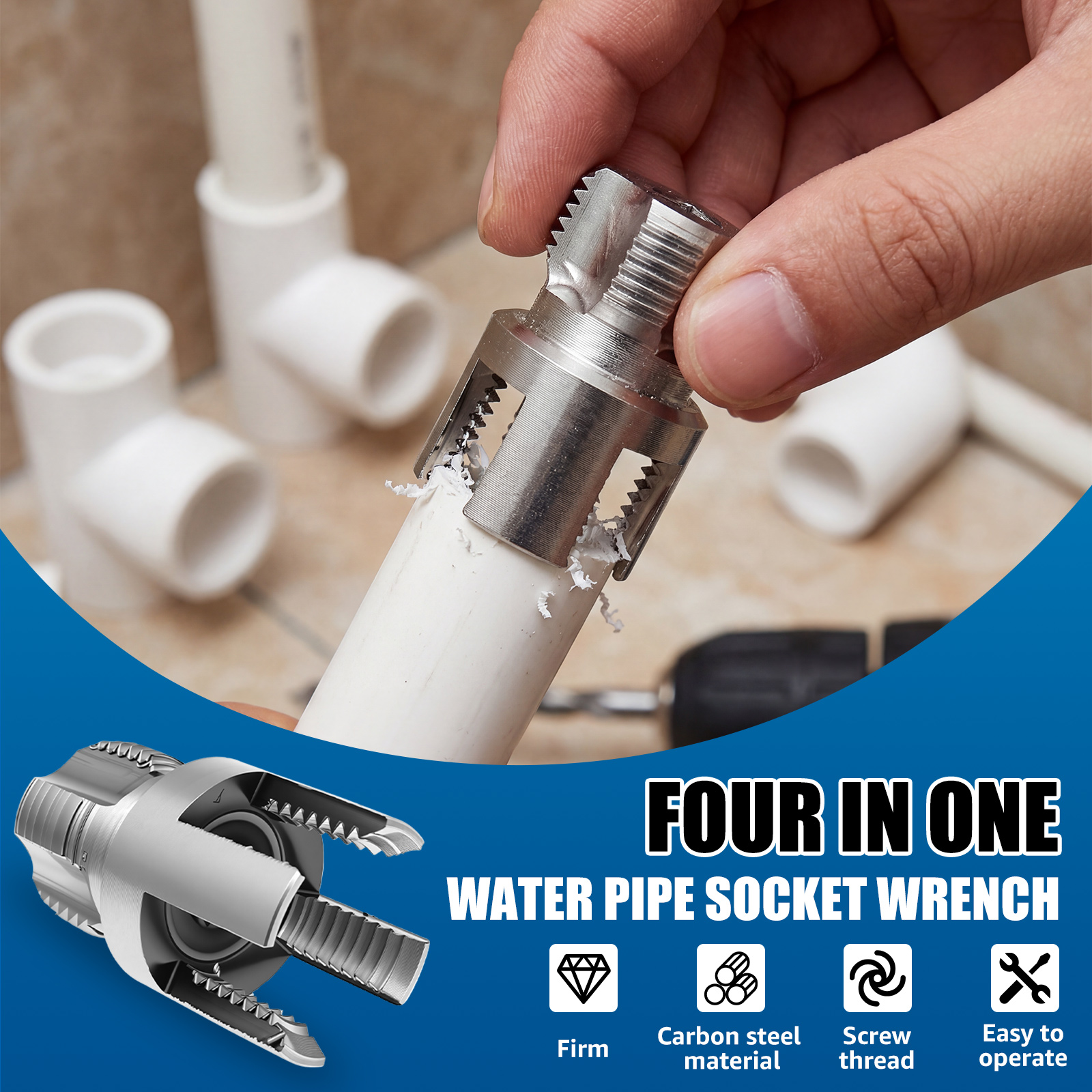 4 in 1 Water Pipe Thread Cutti - Pipe Threading Machine 리뷰 및 가격
