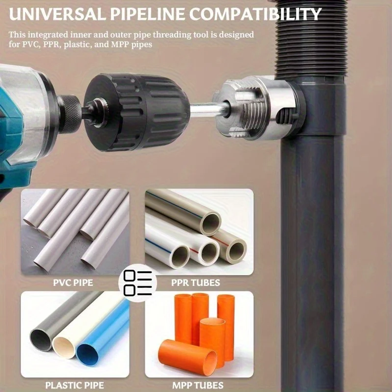 3pcs Heavy-Duty PVC/Plastic Pi - Pipe Threading Machine 리뷰 및 가격