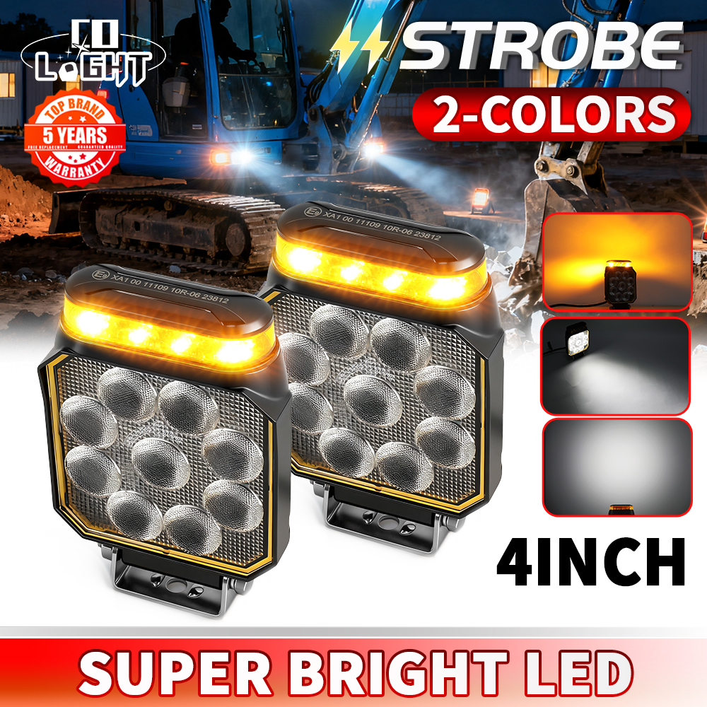 CO LIGHT Strobe 4inch LED Work - Heavy Equipment Work 리뷰 및 가격