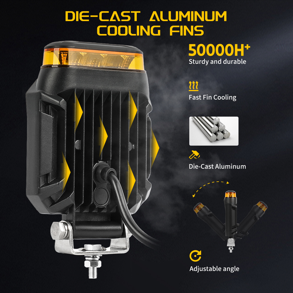 CO LIGHT Strobe 4inch LED Work - Heavy Equipment Work 리뷰 및 가격