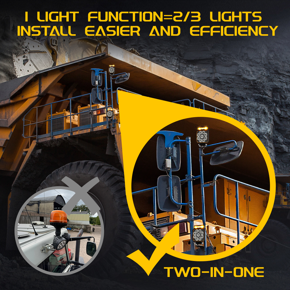 CO LIGHT Strobe 4inch LED Work - Heavy Equipment Work 리뷰 및 가격