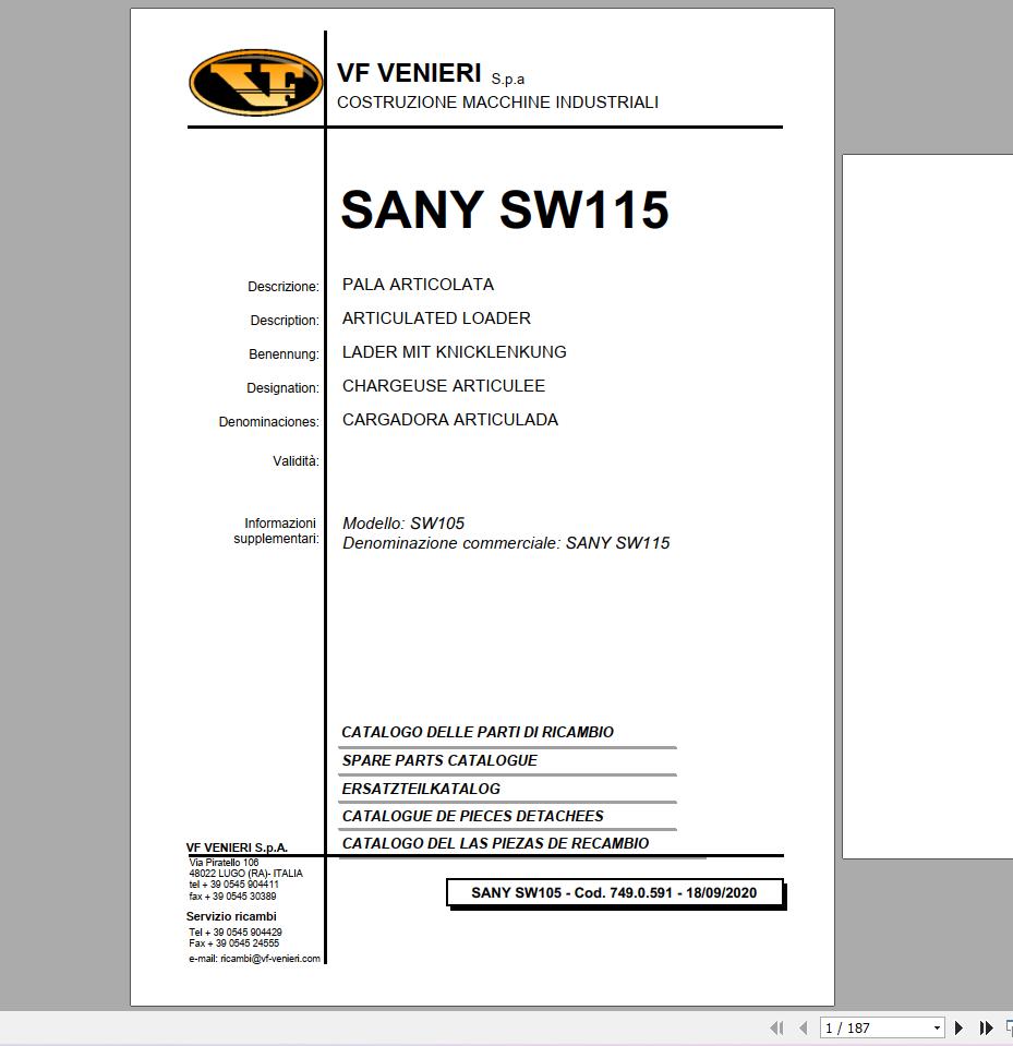 SpecDiag Sany Heavy Equipment  - Heavy Equipment Pdf 리뷰 및 가격