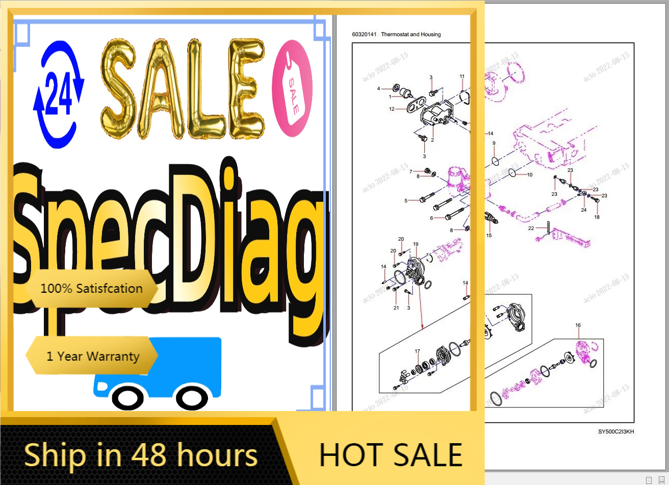 SpecDiag Sany Heavy Equipment  - Heavy Equipment Pdf 리뷰 및 가격